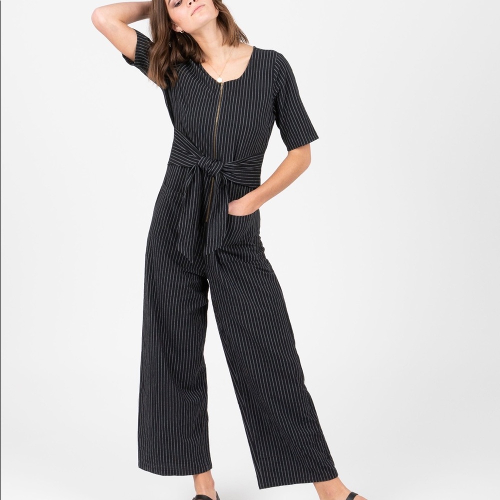 Piper & Scoot The France Tie Jumpsuit